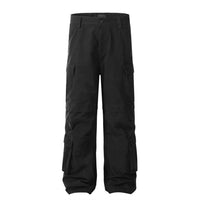 Fashion Work Clothes Multi-pocket Slacks Male